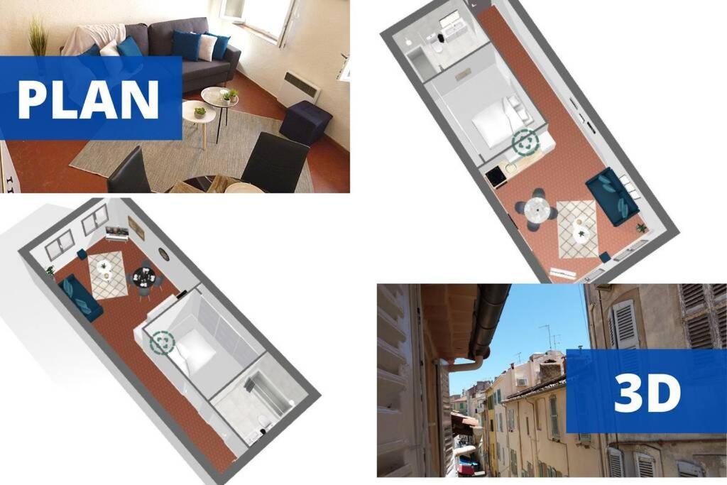 Le Jos - 2Min Palais-100M Mer-Verriere Cote D'Azur Apartment คานส์ ภายนอก รูปภาพ